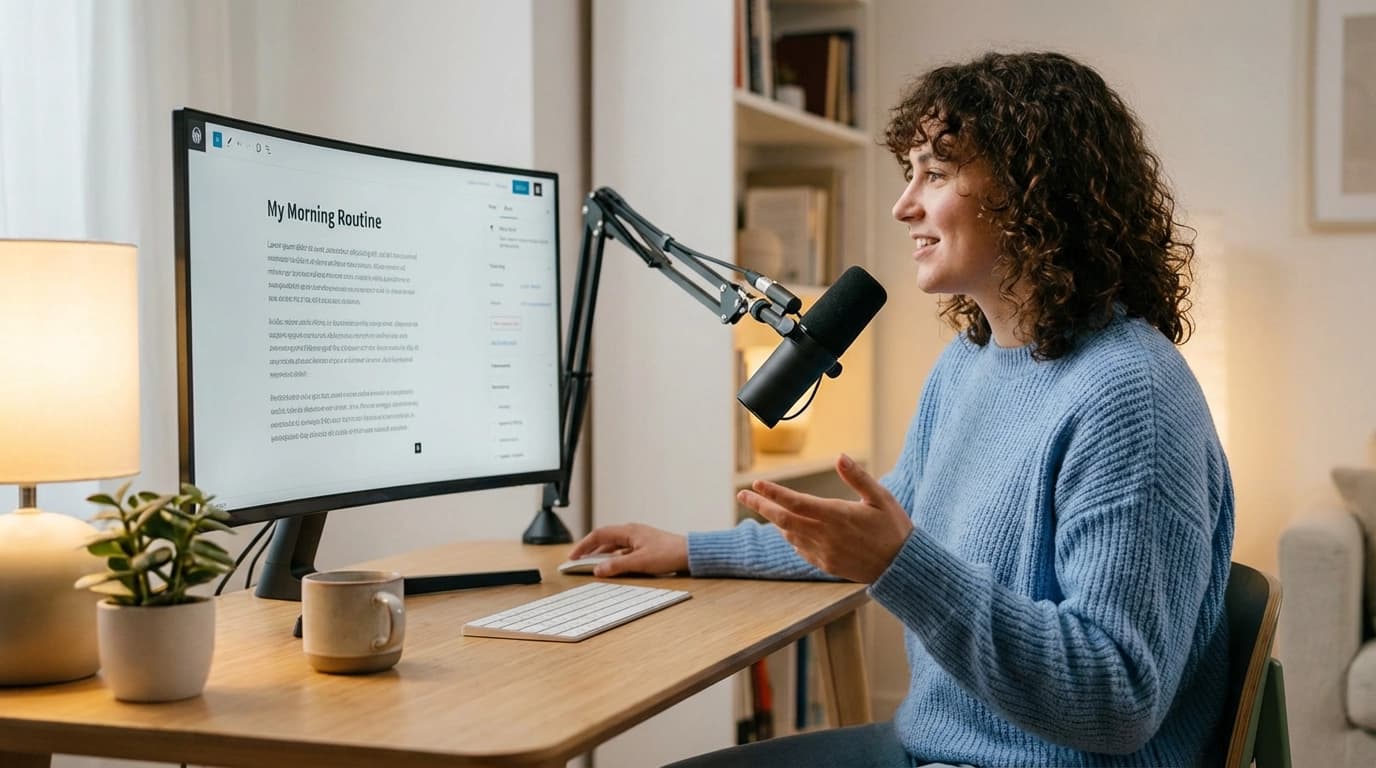 Dictate Blog Posts Faster: From Ideas to Published Content