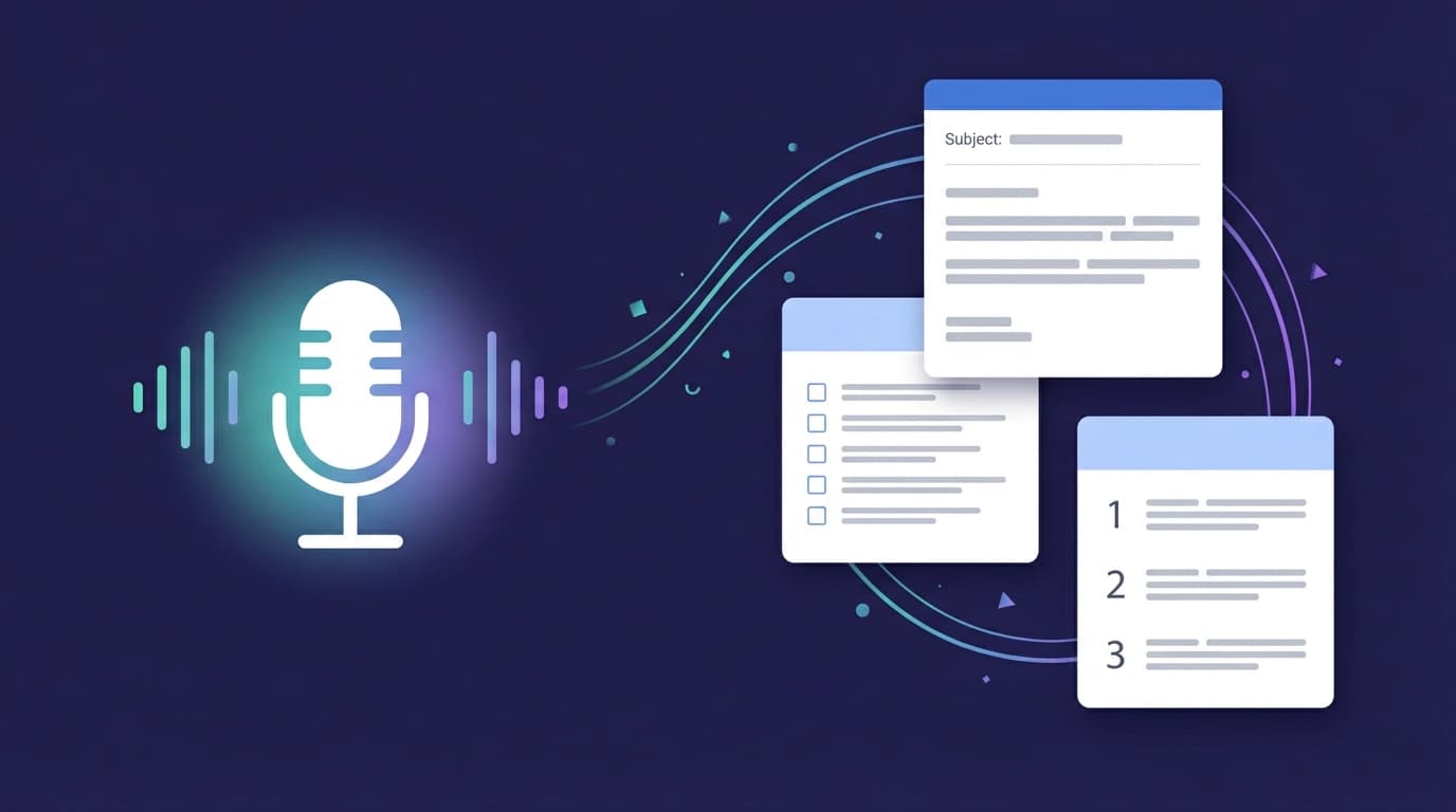 Voice Typing With Templates: Dictate Perfectly Formatted Emails, Notes, and To-Do Lists